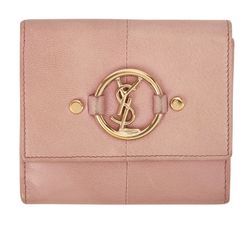 Yves Saint Laurent, Vintage Wallet, Leather, Pink, 13640,3